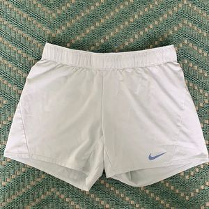 Light Gray Drawstring Nike Shorts